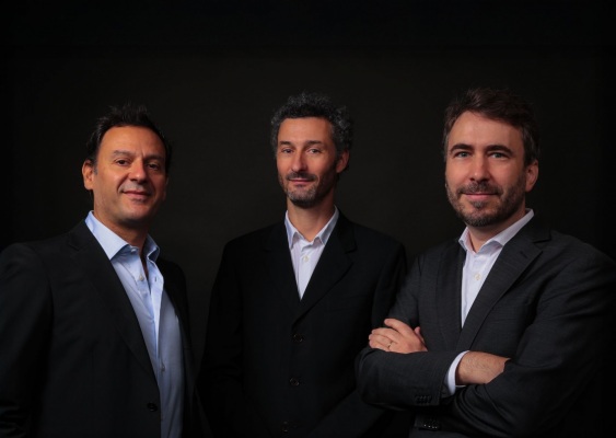 de gauche à droite : Serge RODRIGUES, Joachim BELLEMIN et Ambroise BERA
