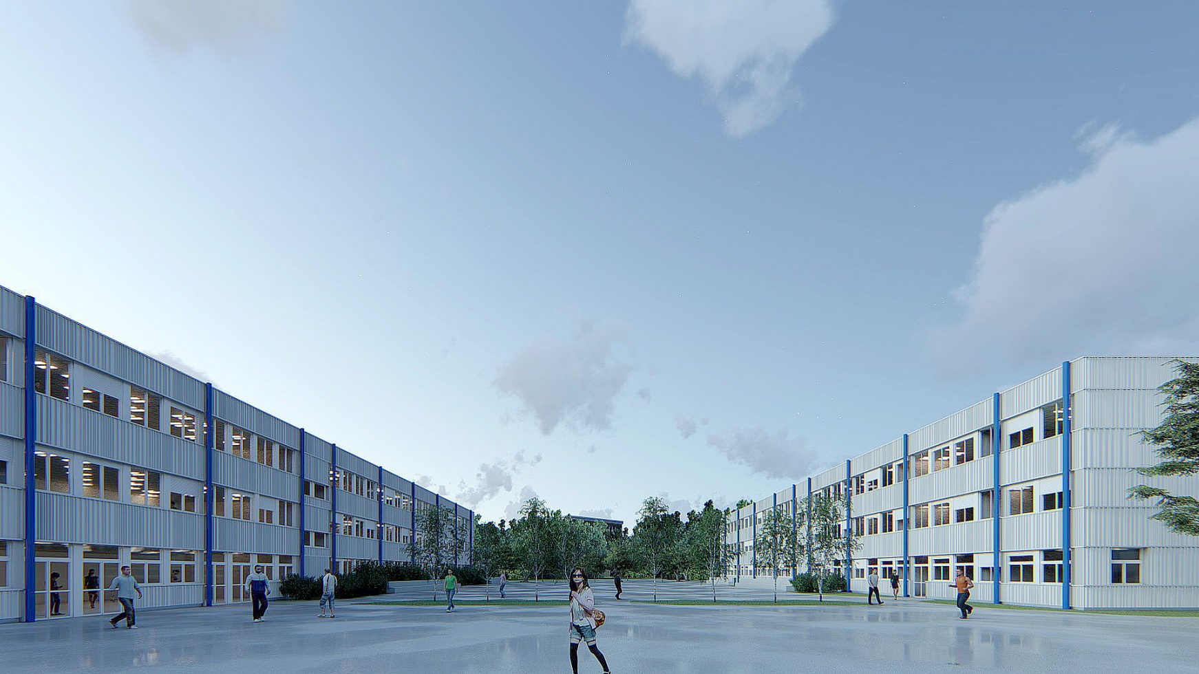 collège 700 Le Village  Evry, 91 (2019)  SWAN ARCHITECTES